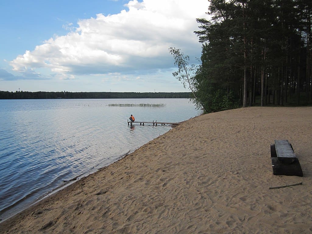 Озеро Красавица (Большое Симагинское), Ленинградская область